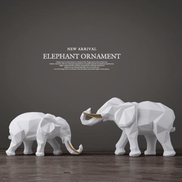 Elephant Figurine - Figurine Luxury Home Decor