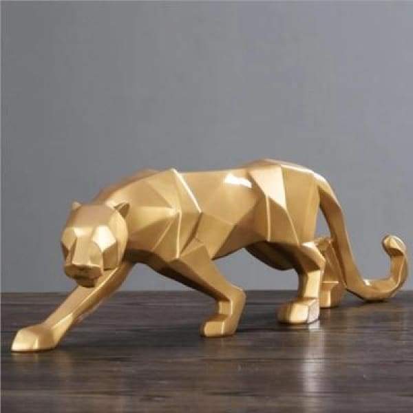 Geometric Panther Statue - Statue Luxury Home Decor