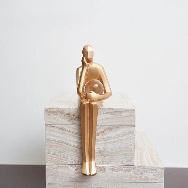 Golden Nordic Figurine - Figurine,Statue