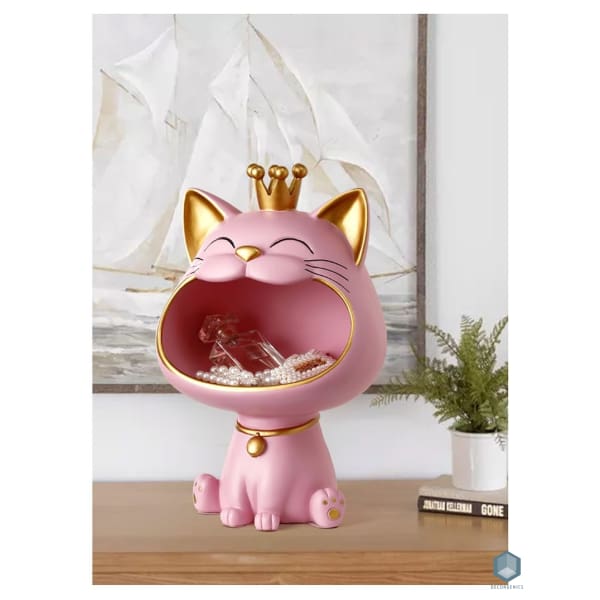 Lucky Meow Bin - Figurine,Storage Box