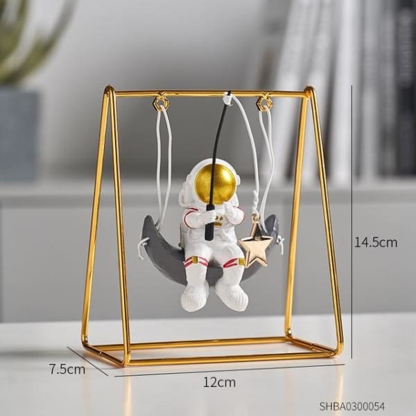 Swing Astronaut Figurine - Astronaut, Figurine Luxury Home Decor