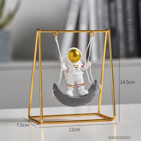 Swing Astronaut Figurine - Astronaut, Figurine Luxury Home Decor